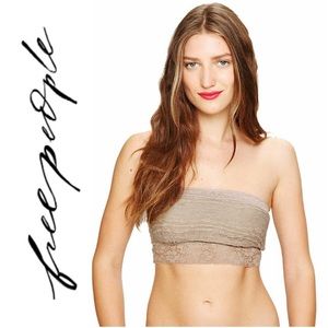 NWT! Intimately Free People taupe bandeau bralette